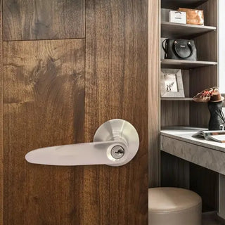 Cerradura Manija Dexter Granito Puerta Recámara Principal Satinado 6636