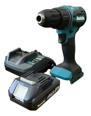 Combo Taladro Inalambrico Makita Dhp490wve+estuche+bat/carg Turquesa 60 Hz