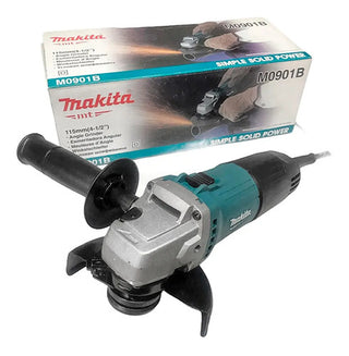 Miniesmeriladora Angular Makita Mt M0901 Turquesa 540w