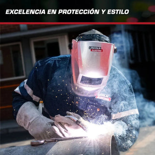 Guantes Soldador 14  De Carnaza Para Trabajo Herrero Lincoln