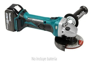 Miniesmeriladora Angular Inalámbrica Makita Dga452z Turquesa