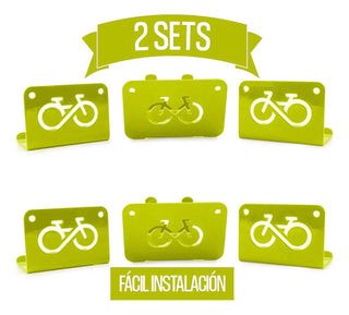 Rack Portabicicletas Soporte Pared Paquete 2 Piezas Colores
