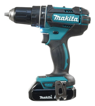 Taladro Rotomartillo Atornillador Inalambrico Makita 1/2 PuLG 18v + 2 Baterías Dhp482sye Verde Makita