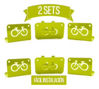 Rack Para Bicicletas Soporte Pared Paquete 2 Piezas