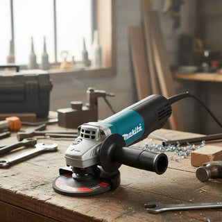 Amoladora Angular Makita 9557hpg 840w 110v Miniesmeril Makit Turquesa
