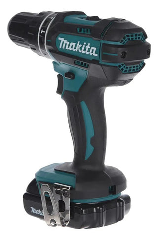 Taladro Rotomartillo Atornillador Inalambrico Makita 1/2 PuLG 18v + 2 Baterías Dhp482sye Verde Makita