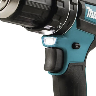 Rotomartillo Atornillador Makita Dhp485z 1/2 PuLG. 50 Nm Brushless 2 Velocidades 28500 Ipm Compacto Profesional Sin Batería Ni Cargador Verde