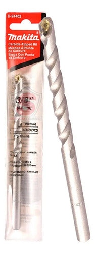 Broca Cilíndrica Para Concreto D-24402 Makita 3/8  X 6