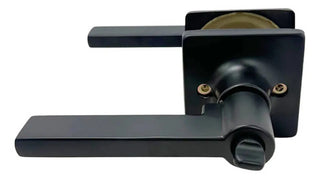 Cerradura Dexter Tubular Manija Jaspe Negro C/ Llaves Negro