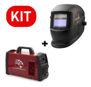 Kit Soldadora Inverter Mundial 200 / Careta Automática Argon