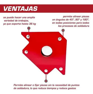 Escuadra Magnética P/soldador 1 Pz Lincoln 36kg Wt53880
