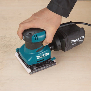Lijadora Orbital Makita Bo4556 Velcro Azul 50hz/60hz 120v Azul 50 Hz/60 Hz