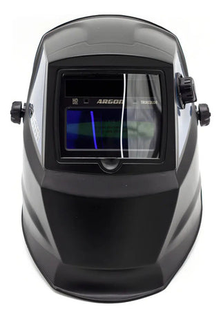 Careta Soldador Electrónica Argon Adwh433 Sombra 9-13 Negra Profesional Negro