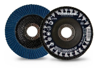 Disco De Lija Grano 80 Tipo 29 4 1/2   X 7/8  (paq. 10 Pz) Azul
