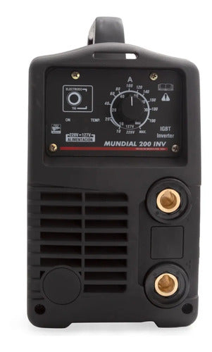 Máquina Soldadora Tipo Inversor Mundial 200 Amp Rojo/negro