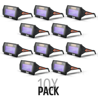 Lente P/ Soldar C/ Auto-oscurecimiento Sombra 3-11 Pack 10pz Negro