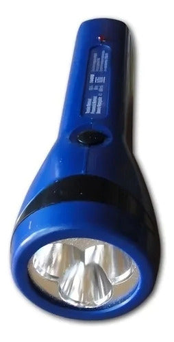 Linterna Foy Recargable 3 Led 144095 Blanco Azul