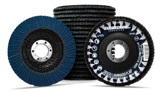 Disco De Lija Grano 120 Tipo 29 4 1/2 X 7/8 (paq. 20 Pz) Azul