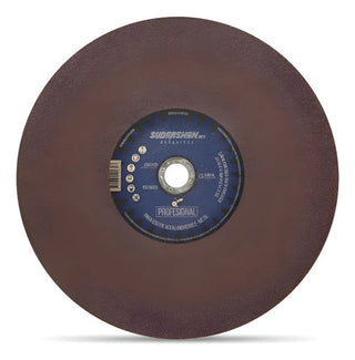 Disco De Corte Para Metal Sudarshan 14 PuLG 25 Piezas Marrón Y Azul