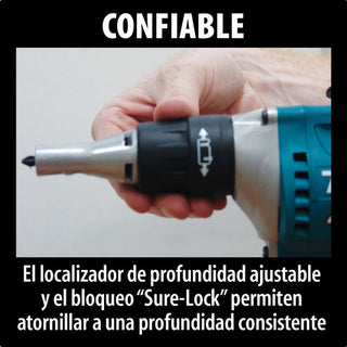 Atornillador Eléctrico Makita Fs4200a 0-4000 Rpm Cable 15m Turquesa