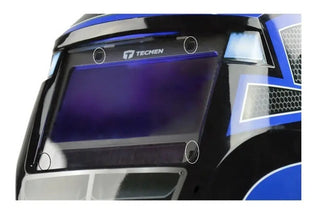 Careta Electronica Automatica Blister Tecmen Sombra 9-13 Tip Color Azul