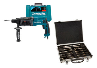 Rotomartillo Makita Hr2470 800w Azul 220v + Jgo De Brocas Azul