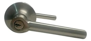 Dexter Cerradura Manual Satin Cobalto C/ Llave Satinado Plateado