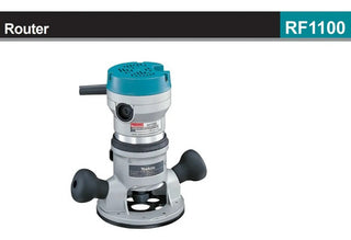 Router De 2.25hp Collet 1/2'' Y 1/4'' Vvr Rf1100 Makita
