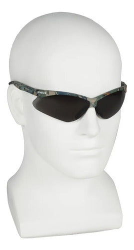 Lentes Nemesis Marco Camo Lente Negro Color Humo Ahumado