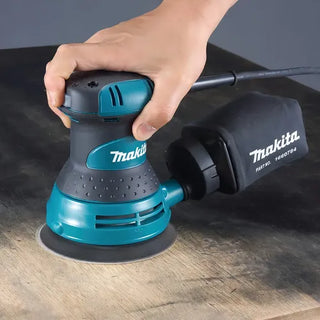 Lijadora Profesional Roto Orbital Makita Bo5030 Con Sistema Velcro Azul 300w