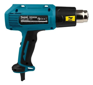 Pistola De Calor Makita Hg5030k Turquesa 1200w C/ Maletín Bermuda