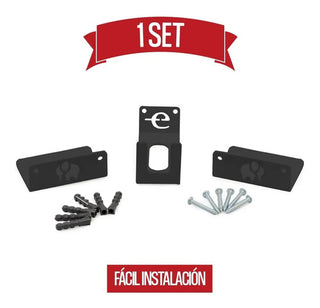 Rack Para Bicicletas Soporte Bicicleta De Pared Negro