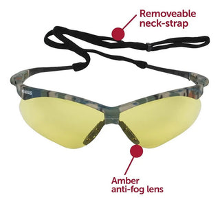 Lentes Seguridad Jackson Safety Nemesis V30 Antiemanantes Ambar Camuflaje