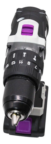 Rotomartillo Inalámbrico Ax Tech 1/2 Bateria 20v C/ Maletin Gris 60 Hz