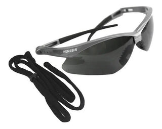Lentes Seguridad Nemesis Jackson Safety V30 Plateado Humo