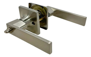 Dexter Cerradura Manija Tubular Titanio Satinado C/ Llave Plateado