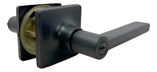 Cerradura Dexter Tubular Manija Jaspe Negro C/ Llaves Negro