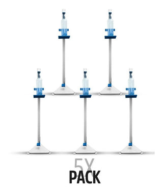 Dispensador Gel Antibacterial Pedal Anticontacto Pack 5pz