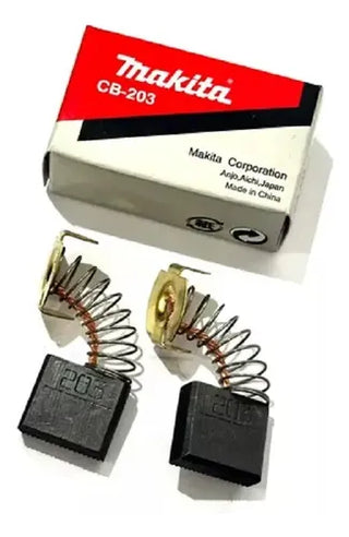 Juego Carbones Makita Cb-203 1949916 P/ 2414nb