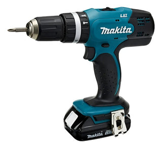 Makita Rotomartillo Atornillador Inalámbrico 18v Dhp453x10 Azul Petróleo 0mhz
