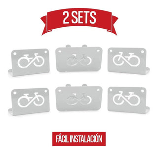 Rack Portabicicletas De Pared Paquete 2 Pzs Variedad Colores