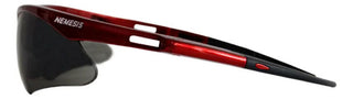 Lentes De Seguridad Nemesis 22611 Rojo Humo Protección Uv Ansi Industria