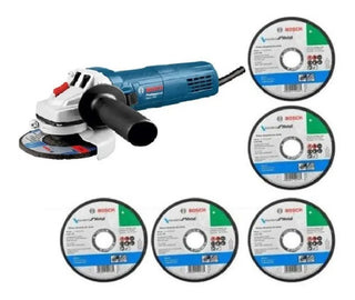 Esmeril Bosch 710w Eje M14 Color Azul Marino Frecuencia Gws 700 60 Hz