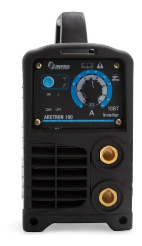 Máquina De Soldar Inversor Arctron 160 Infra Azul Y Negro
