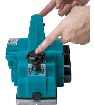 Cepillo Eléctrico Makita 1912b 4 3/8  850 W Turquesa