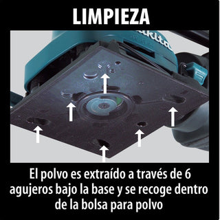 Lijadora Orbital Makita Bo4556 Velcro Azul 50hz/60hz 120v Azul 50 Hz/60 Hz