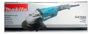 Esmeriladora Angular Makita Ga7020 Color Turquesa 2.2 Kw + Accesorio