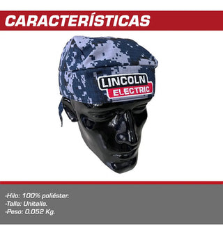 Gorro Hombre Para Soldador Beanie Lincoln Electric Rf507419 Azul Acero Único