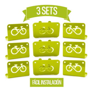 Rack Portabicicletas Soporte Pared Paquete De 3 Piezas
