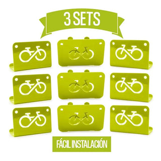 Rack Portabicicletas Soporte De Pared Paquete De 3 Piezas